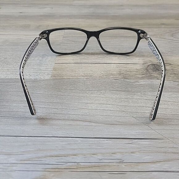 Coach HC 6052 5214 Fannie Black White Sig C‎ Eyeglasses FRAMES ONLY 52-16-135 - Picture 12 of 12